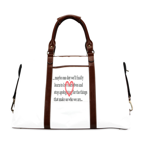 LOVE YOURSELF Classic Travel Bag (Model 1643) Remake