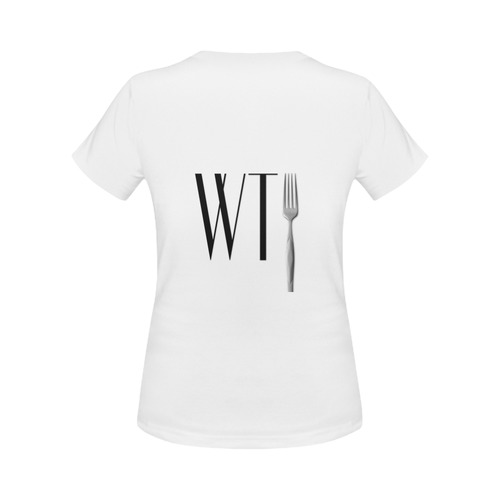 Funny WTF WTFork Women's Classic T-Shirt (Model T17）