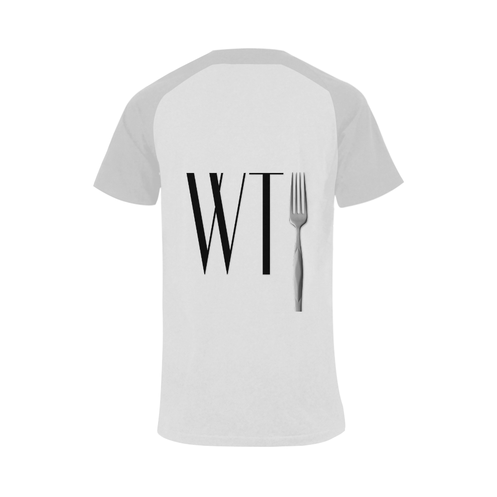 Funny WTF WTFork Men's Raglan T-shirt (USA Size) (Model T11)