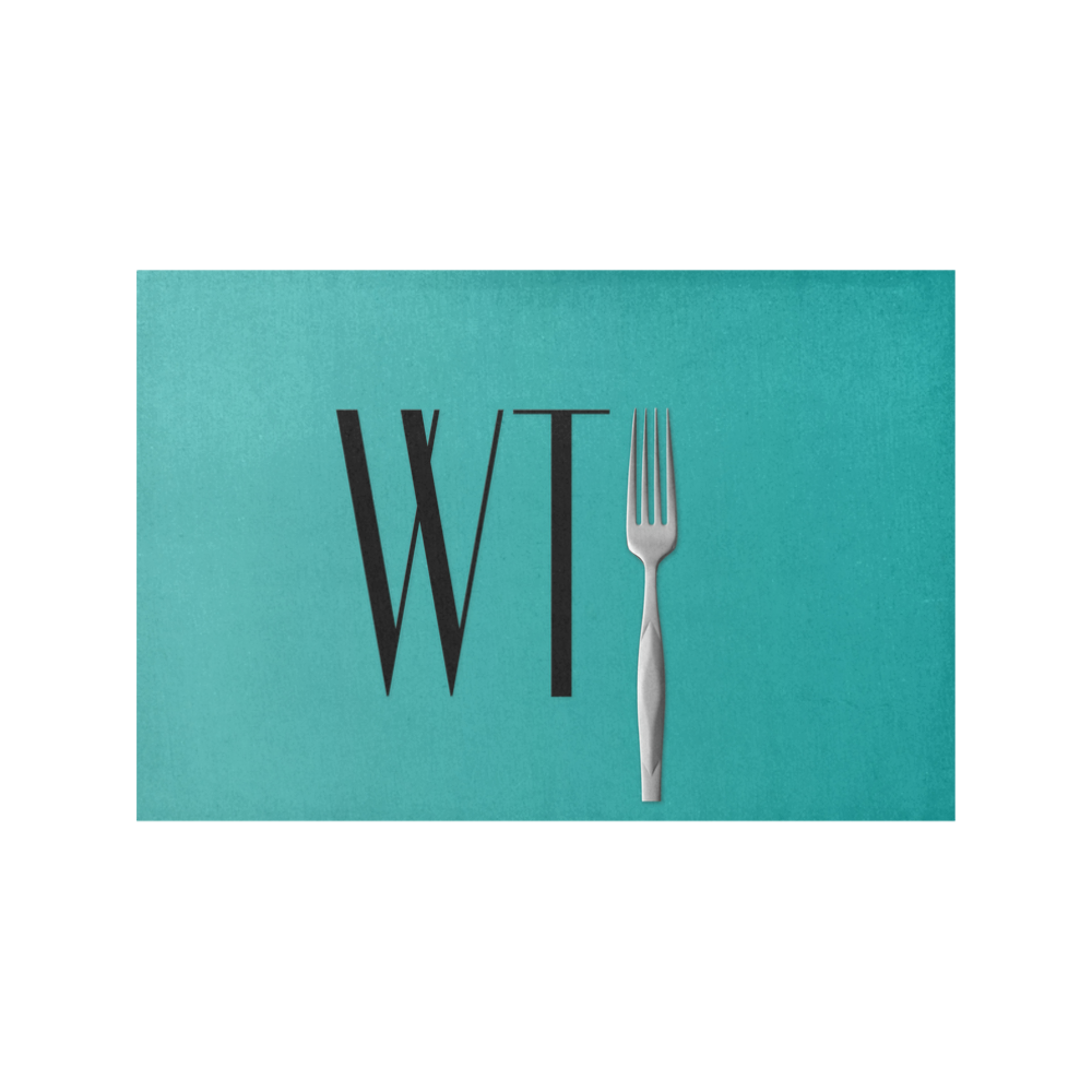 Funny WTF WTFork Placemat 12’’ x 18’’ (Six Pieces)