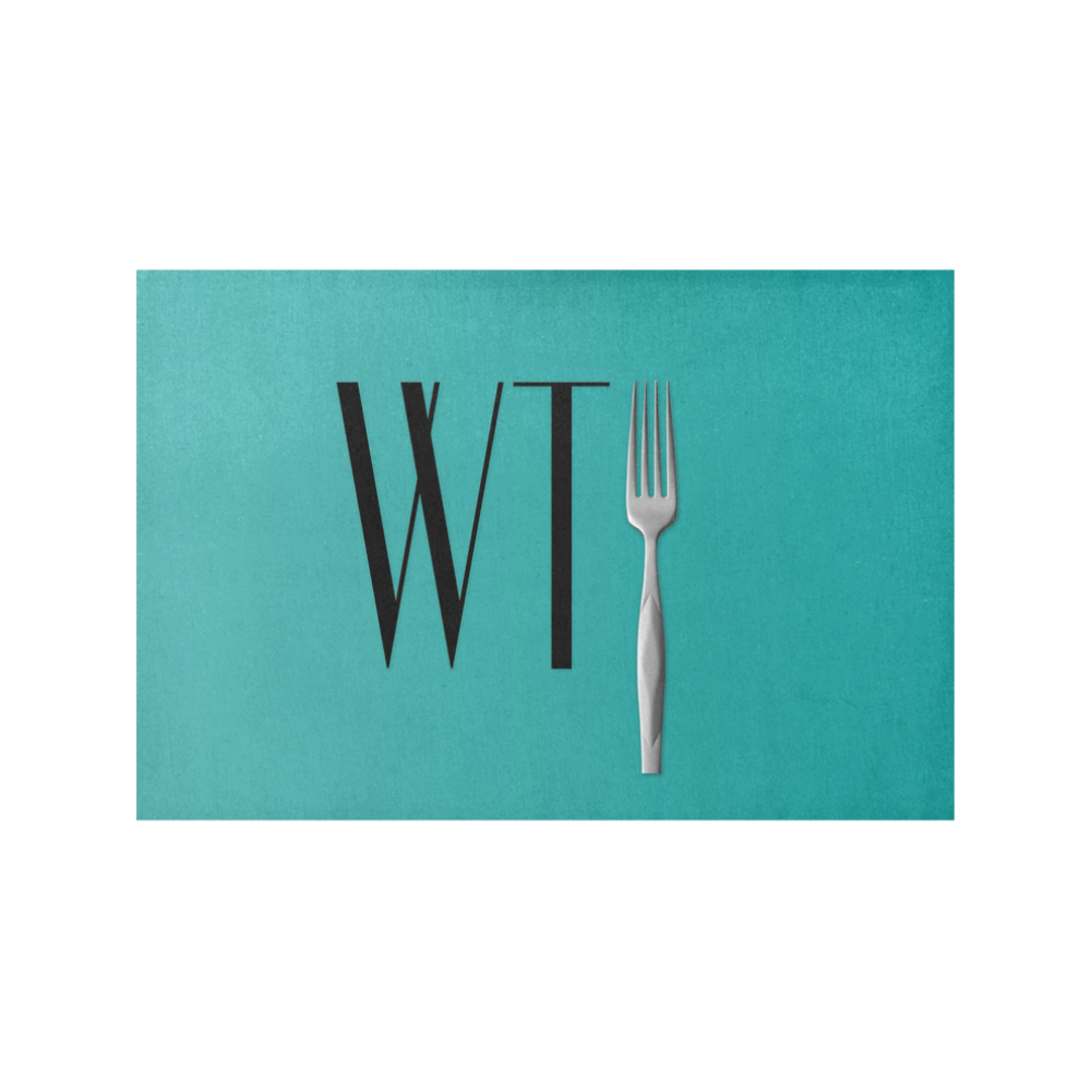 Funny WTF WTFork Placemat 12’’ x 18’’ (Set of 2)