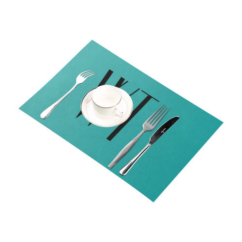 Funny WTF WTFork Placemat 12''x18''