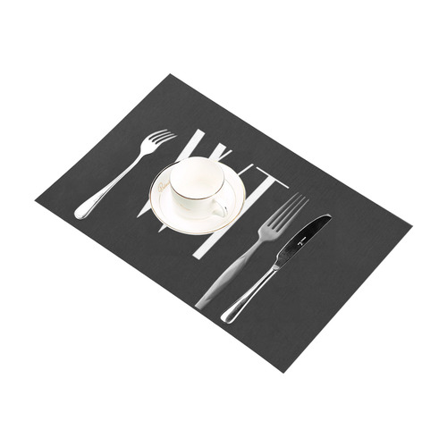 Funny WTF WTFork Placemat 12''x18''