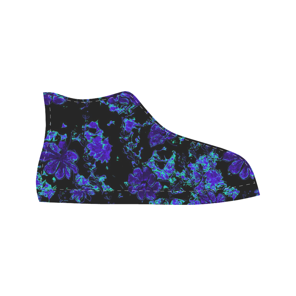 floral dreams 12 B by JamColors Aquila High Top Microfiber Leather Women's Shoes (Model 032)