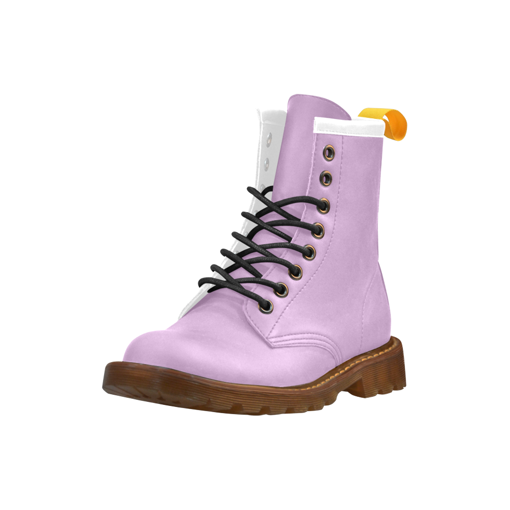Violet Tulle High Grade PU Leather Martin Boots For Women Model 402H