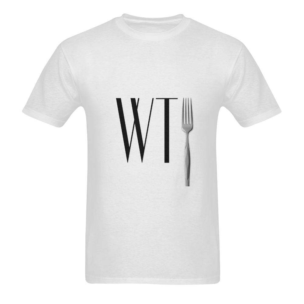 Funny WTF WTFork Sunny Men's T- shirt (Model T06)