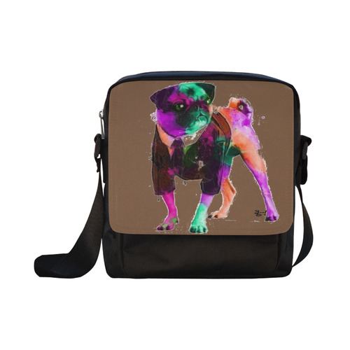 PUG Crossbody Nylon Bags (Model 1633)