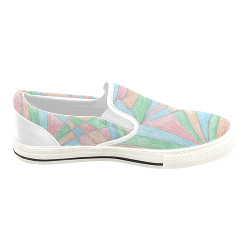 JUST RAW DESIGNS Slip-on Canvas Shoes for Kid (Model 019)