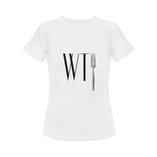 Funny WTF WTFork Women's Classic T-Shirt (Model T17）