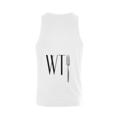 Funny WTF WTFork Men's Shoulder-Free Tank Top (Model T33)