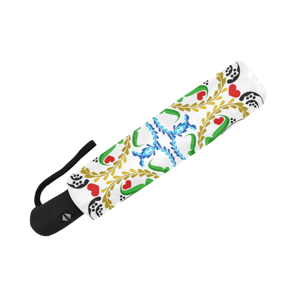 Scandinavian Mosaic Auto-Foldable Umbrella (Model U04) | ID: D1396557