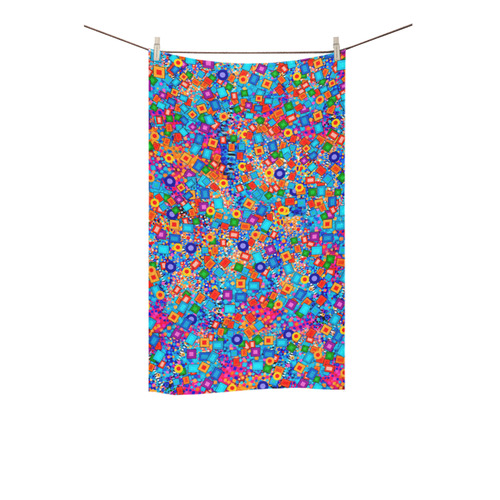 Carnival Colors Decor Print hand Towel by Juleez Custom Towel 16"x28"