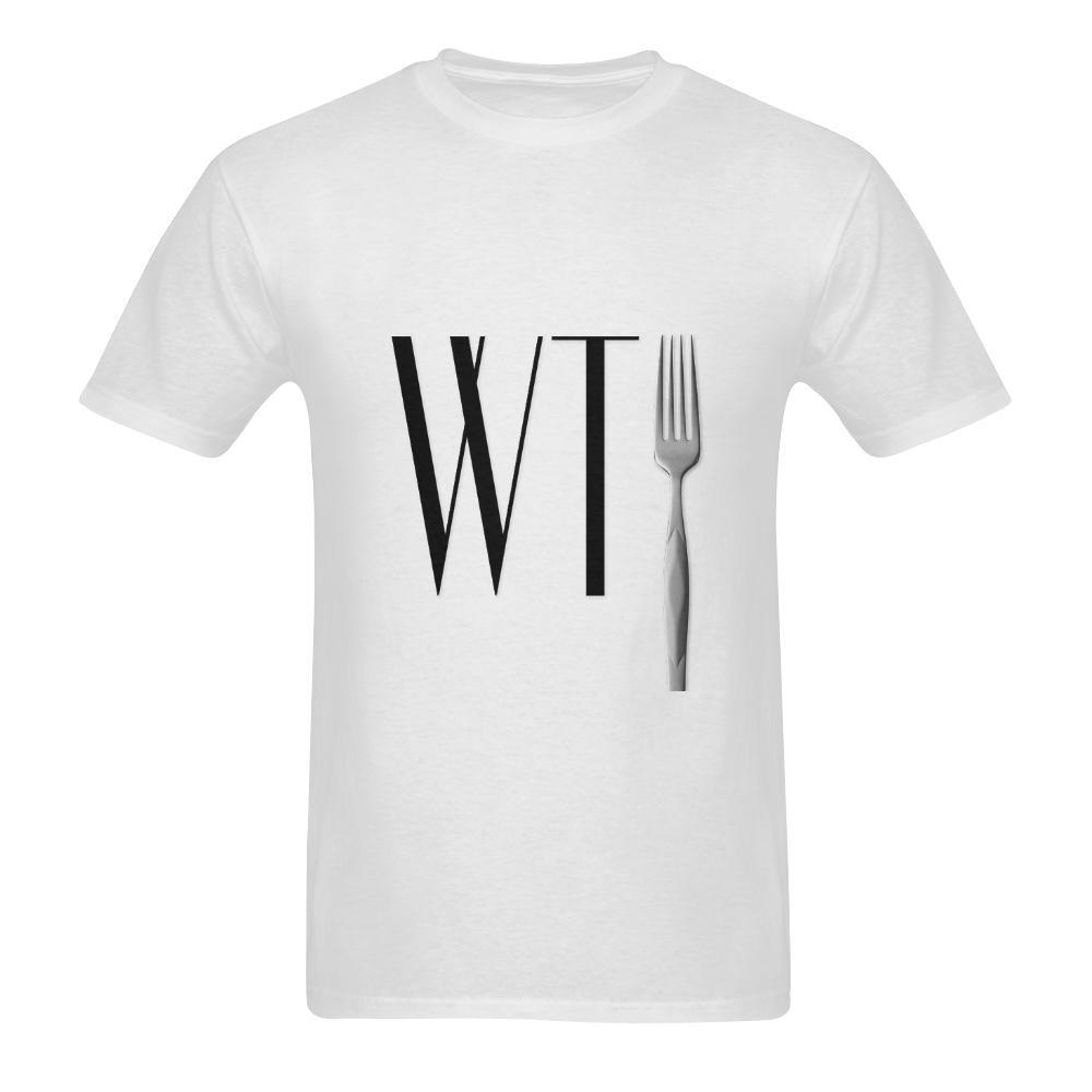 WTFork Men's T-Shirt in USA Size (Two Sides Printing)