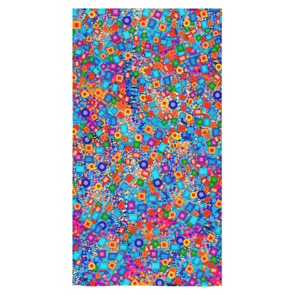Carnival Colors Decor Print Bath Towel by Juleez Bath Towel 30"x56"