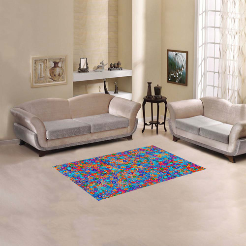 Carnival Colors Decor Print Rug by Juleez Area Rug 2'7"x 1'8‘’