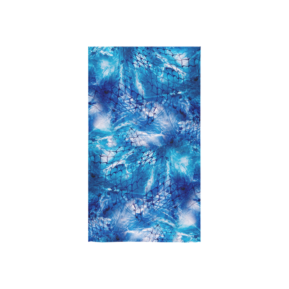 Blue Nautical Design Fishnet Print Towel Custom Towel 16"x28"
