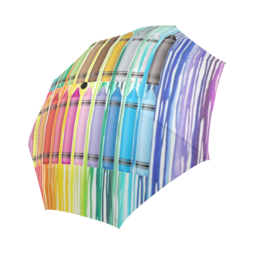MELTED CRAYON Auto-Foldable Umbrella (Model U04)