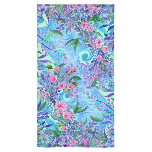 Blue Lavender Flower Field Print Towel Bath Towel 30"x56"
