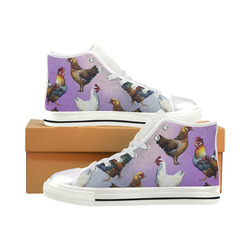 pillow110227 Women's Classic High Top Canvas Shoes (Model 017)