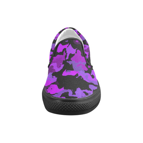 new modern camouflage A by JamColors Men's Slip-on Canvas Shoes (Model 019)