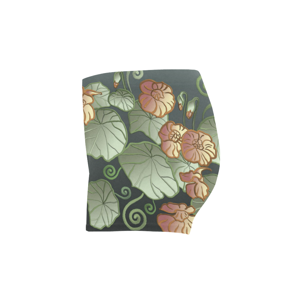 Art Nouveau Garden Briseis Skinny Shorts (Model L04)