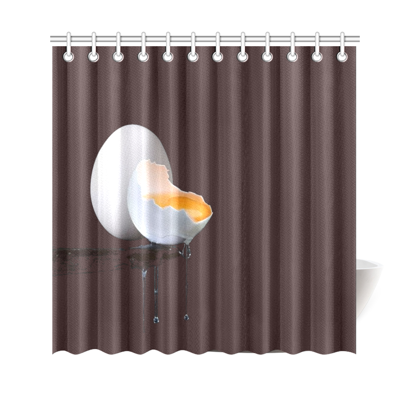 CRACKED EGG Shower Curtain 69"x70"