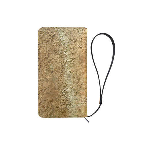 Stone Texture Photo Men's Clutch Purse （Model 1638）