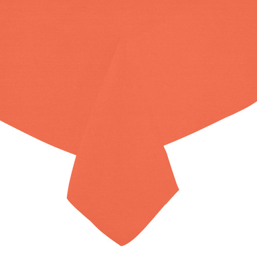 Trendy Basics - Trend Color FLAME Cotton Linen Tablecloth 52"x 70"