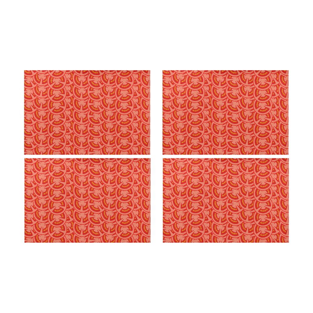 Tomato Pattern Placemat 12’’ x 18’’ (Set of 4)
