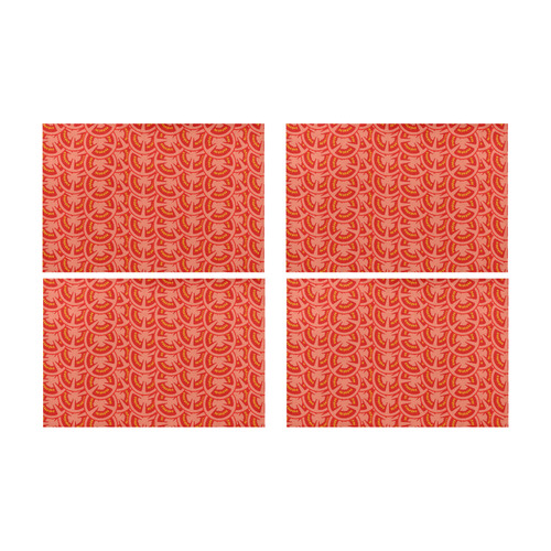 Tomato Pattern Placemat 12’’ x 18’’ (Set of 4)