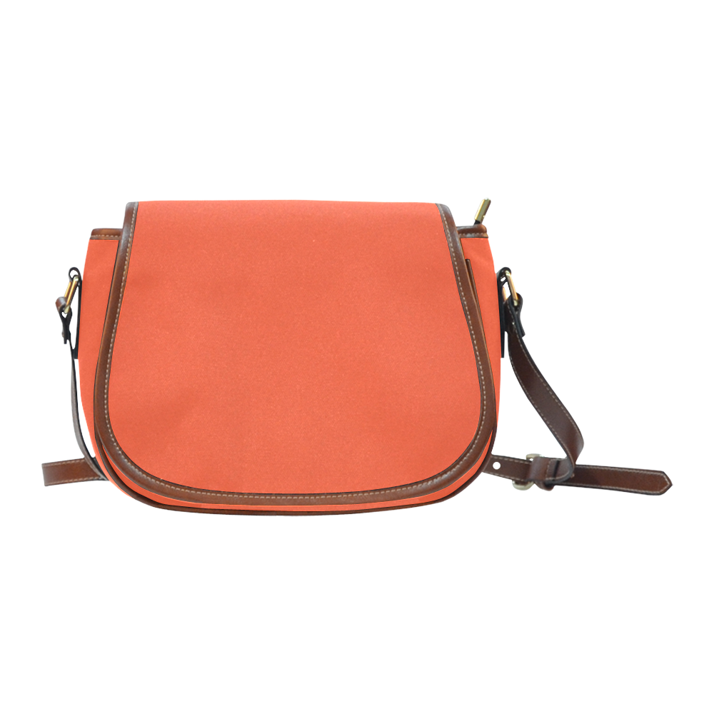 Trendy Basics - Trend Color FLAME Saddle Bag/Small (Model 1649) Full Customization