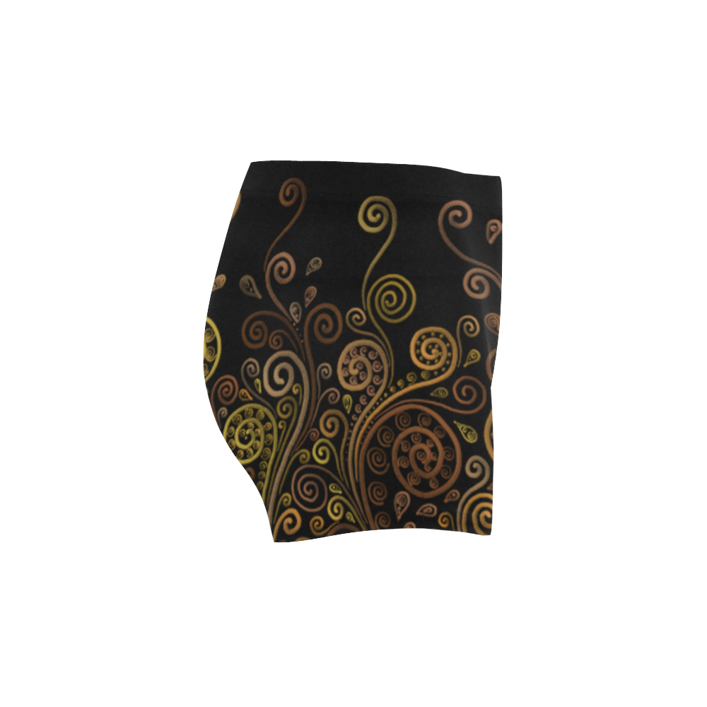 Psychedelic 3D sand clock Briseis Skinny Shorts (Model L04)