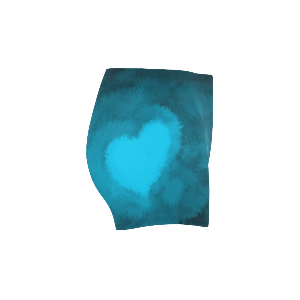 Blue Fluffy Heart, Valentine Briseis Skinny Shorts (Model L04)