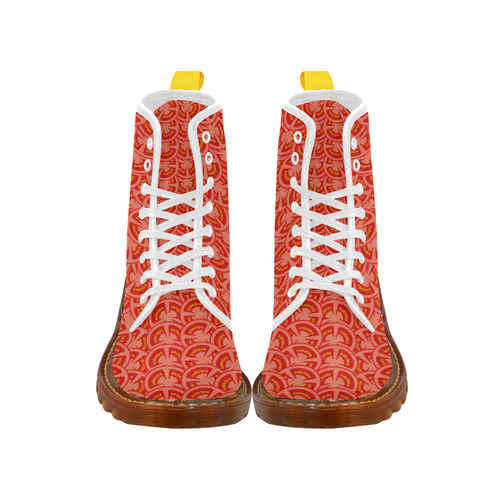 Tomato Pattern Martin Boots For Women Model 1203H