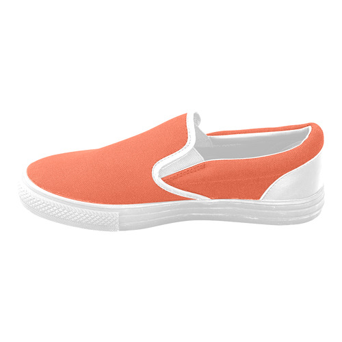 Trendy Basics - Trend Color FLAME Women's Unusual Slip-on Canvas Shoes (Model 019)