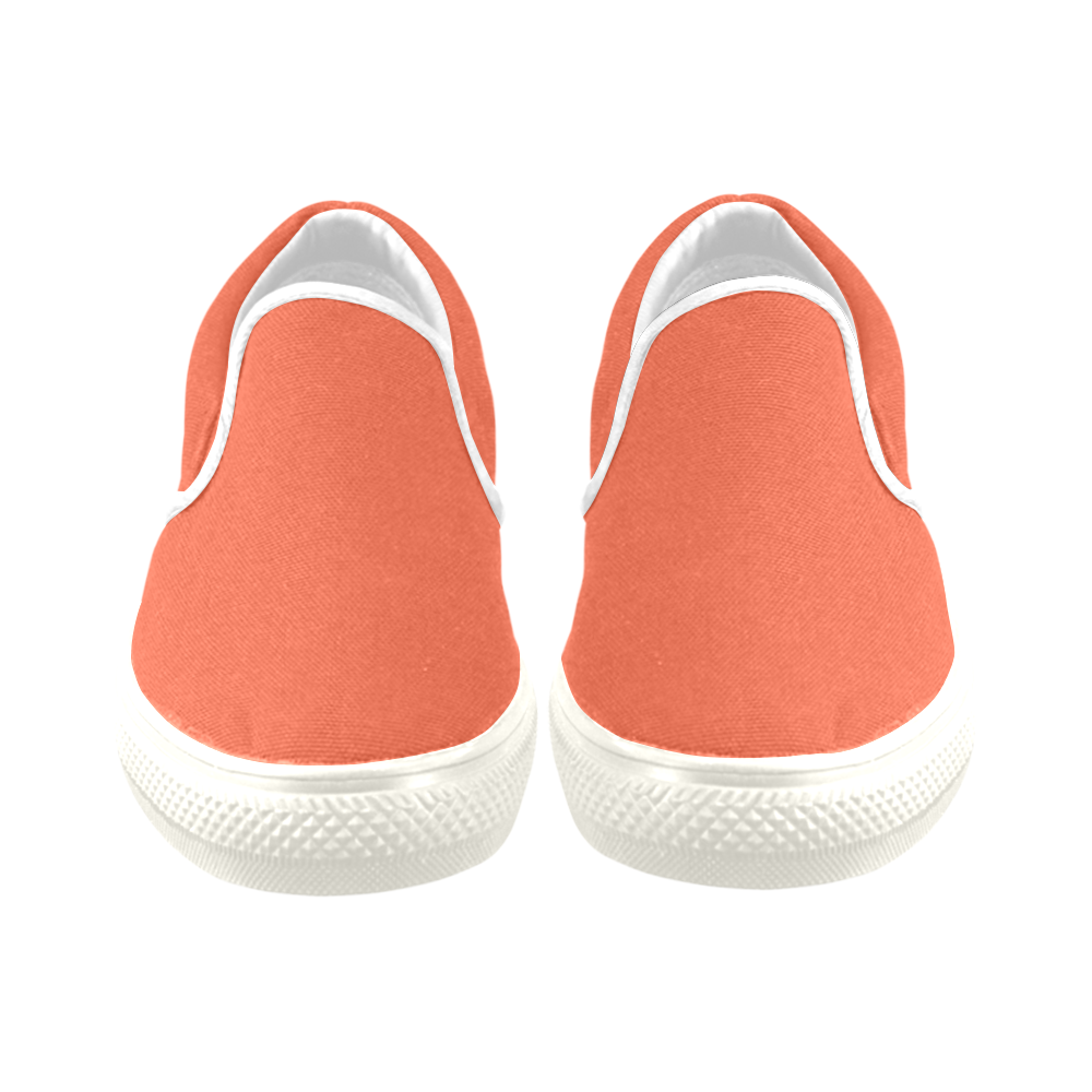 Trendy Basics - Trend Color FLAME Slip-on Canvas Shoes for Kid (Model 019)