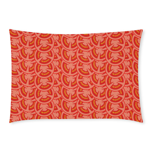 Tomato Pattern Custom Rectangle Pillow Case 20x30 (One Side)