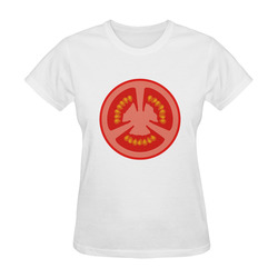 Tomato Slice Sunny Women's T-shirt (Model T05)