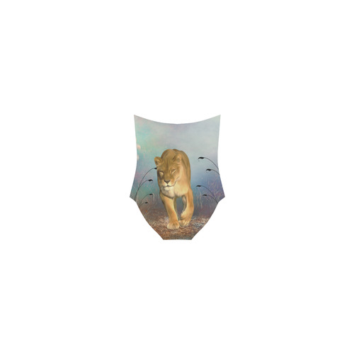 Wonderful lioness Strap Swimsuit ( Model S05)