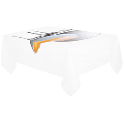 CRACKED EGG Cotton Linen Tablecloth 60"x120"
