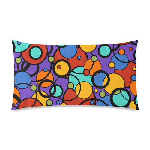 Pop Art Colorful Dot Print Body Pillow by Juleez Rectangle Pillow Case 20"x36"(Twin Sides)