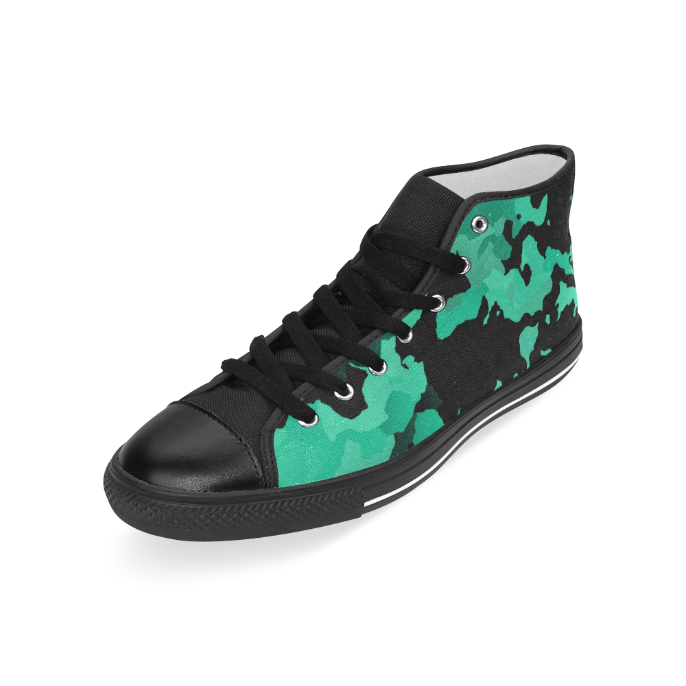 new modern camouflage B by JamColors Men’s Classic High Top Canvas Shoes (Model 017)