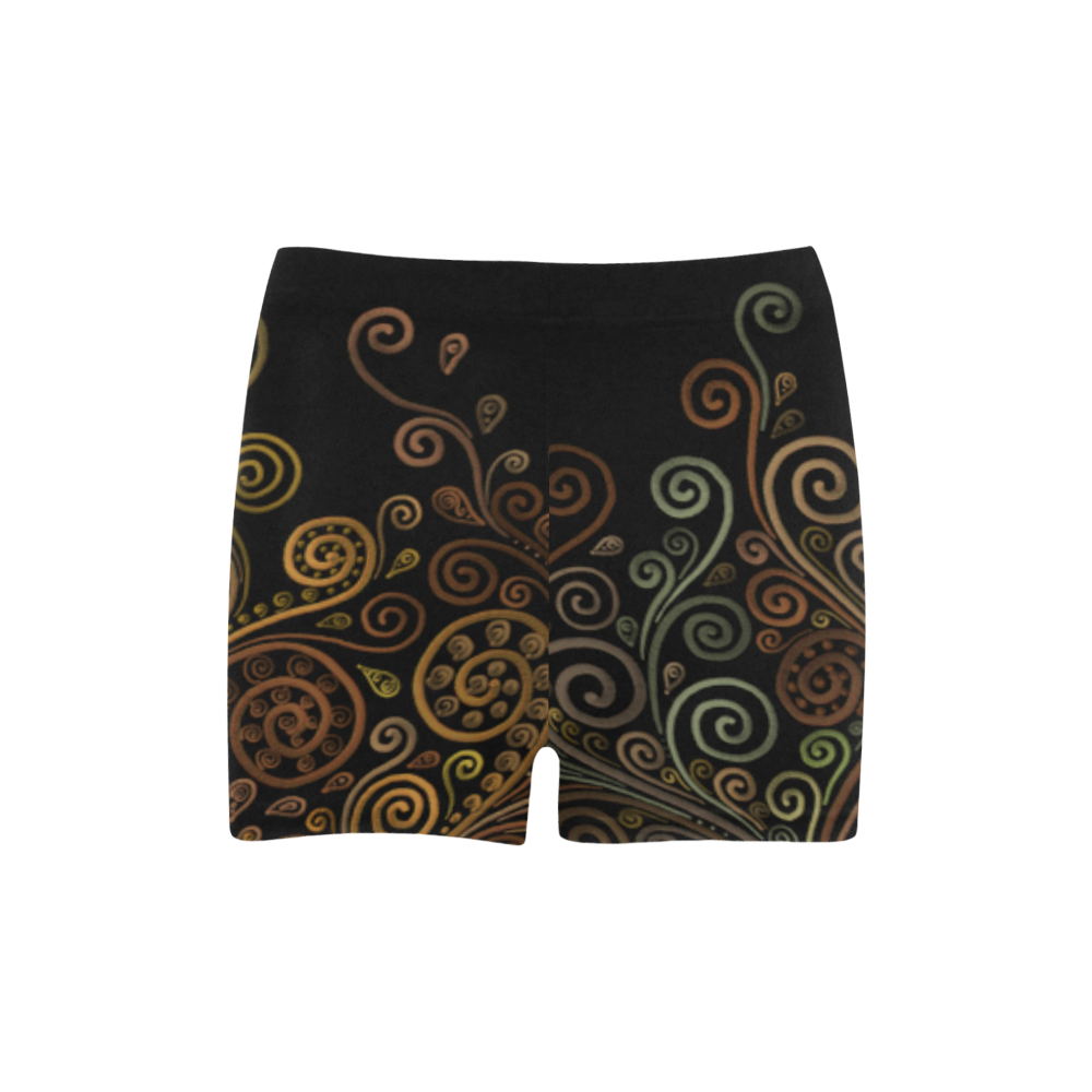 Psychedelic 3D sand clock Briseis Skinny Shorts (Model L04)