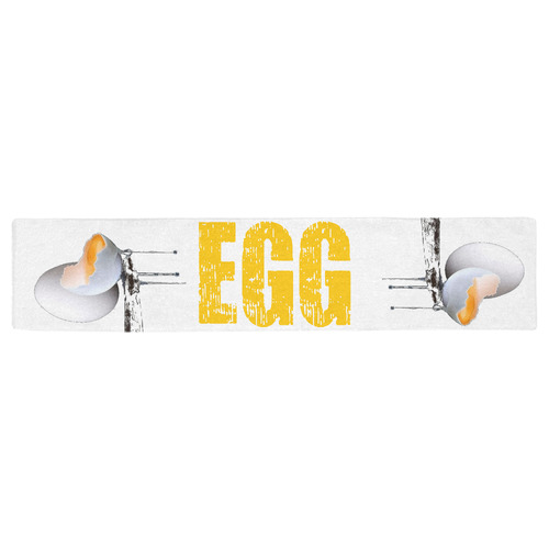 CRACKED EGG Table Runner 16x72 inch