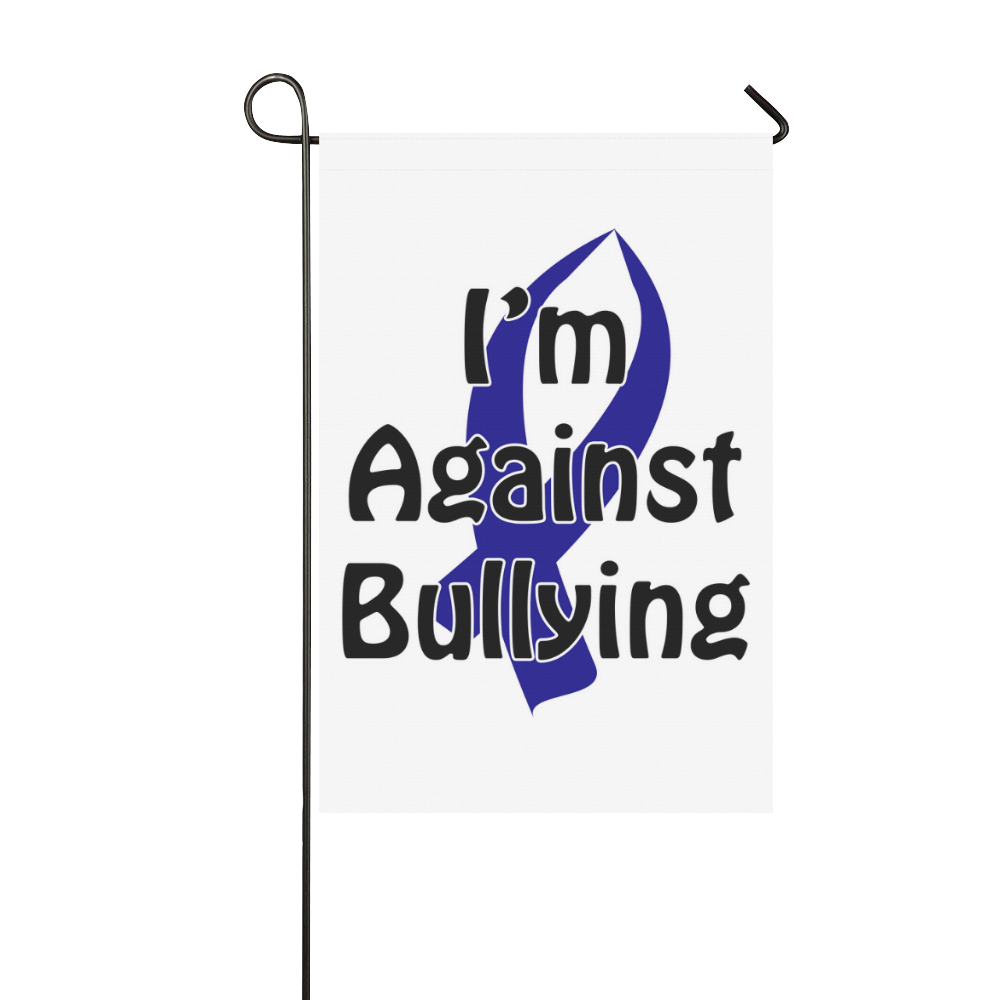 Anti-Bullying Blue Ribbon Garden Flag 12‘’x18‘’（Without Flagpole）