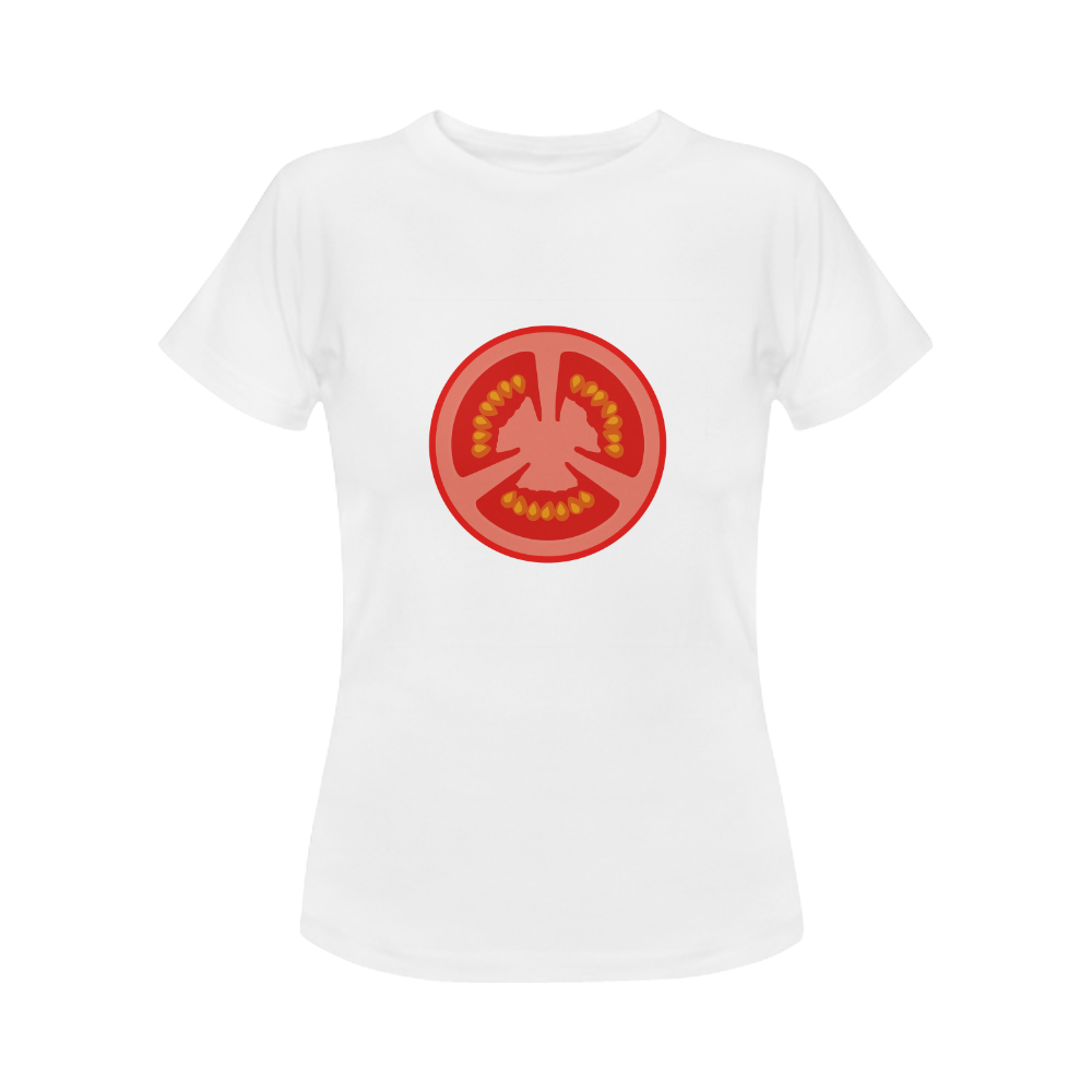 Tomato Slice Women's Classic T-Shirt (Model T17）