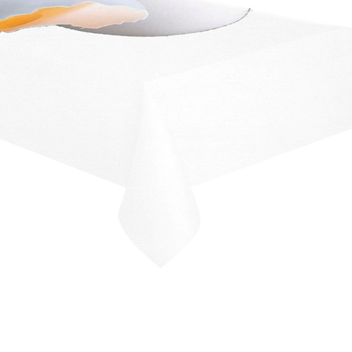 CRACKED EGG Cotton Linen Tablecloth 60"x120"