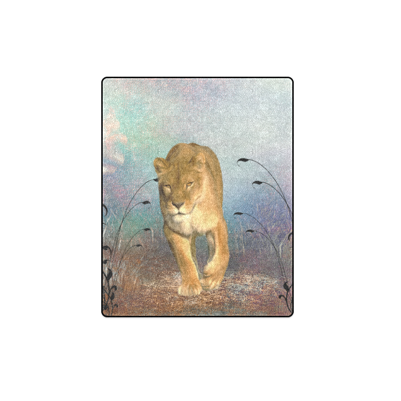 Wonderful lioness Blanket 40"x50"