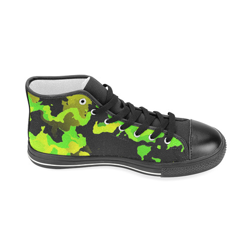 new modern camouflage E by JamColors Men’s Classic High Top Canvas Shoes (Model 017)