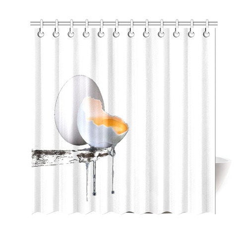 CRACKED EGG Shower Curtain 69"x70"